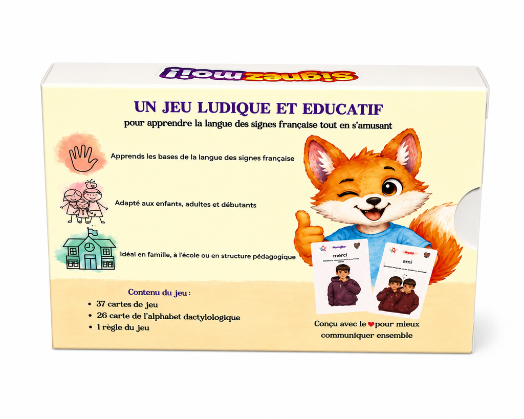Jeu de carte Signez moi !